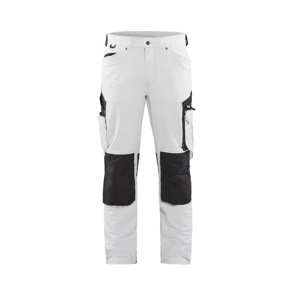 Pantalon peintre stretch 4D 1089 Blanc/Gris foncé Blaklader - 108916451098C