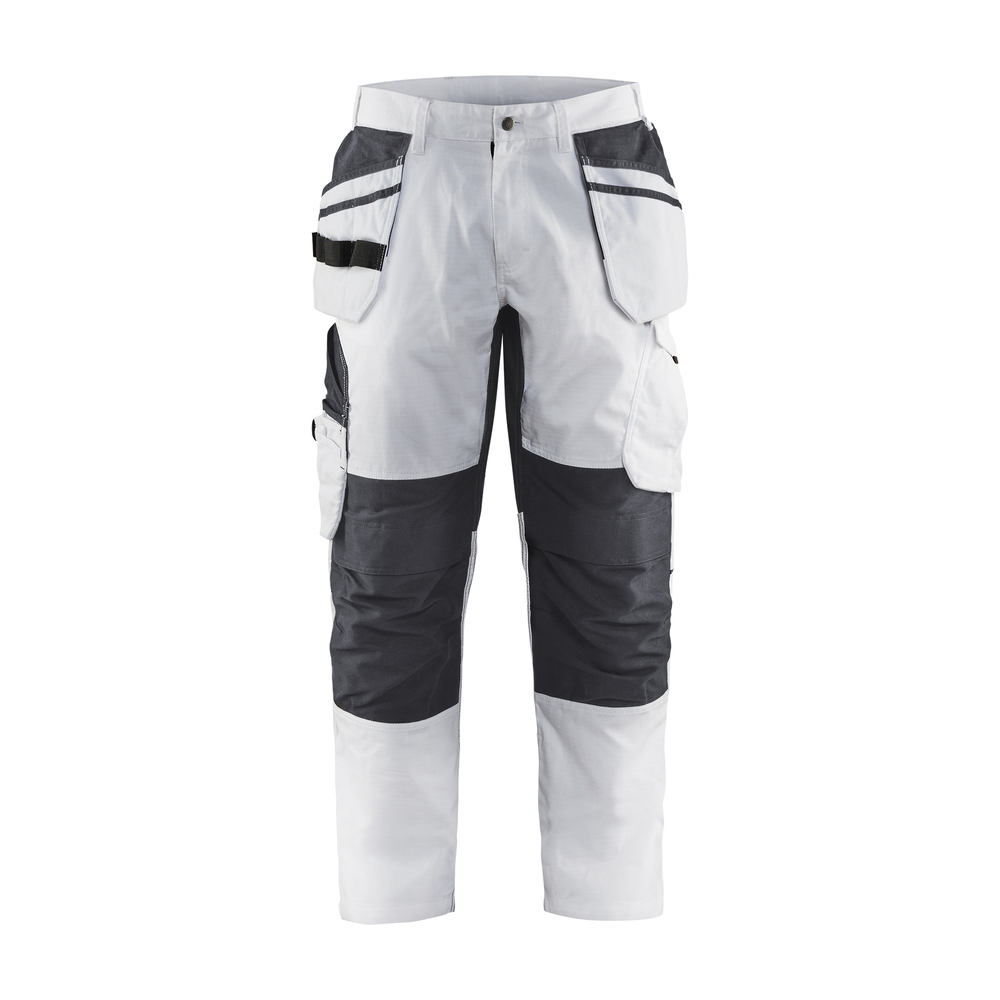 Pantalon Peintre +stretch 1096 Blanc/Gris foncé AB Blaklader - 109613301098C
