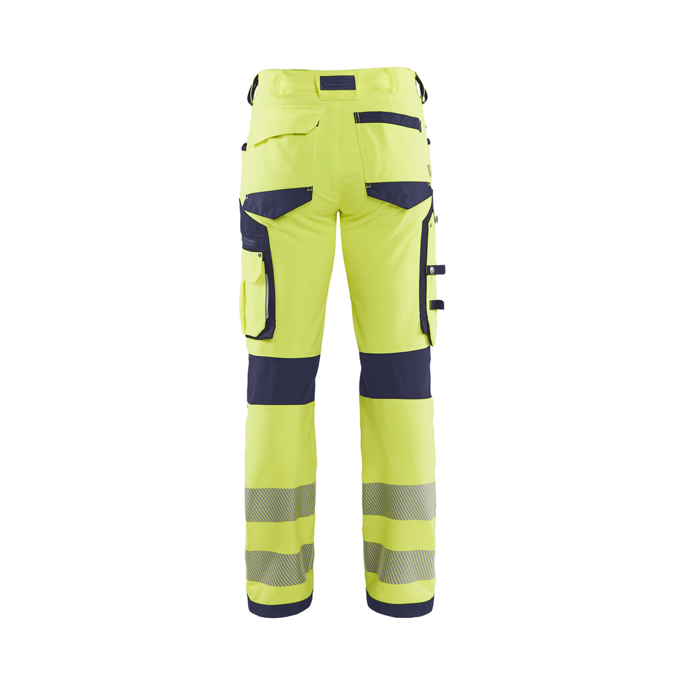 Pantalon haute-visibilité stretch 4D 1197 Jaune fluo/Marine Blaklader - 119716423389C