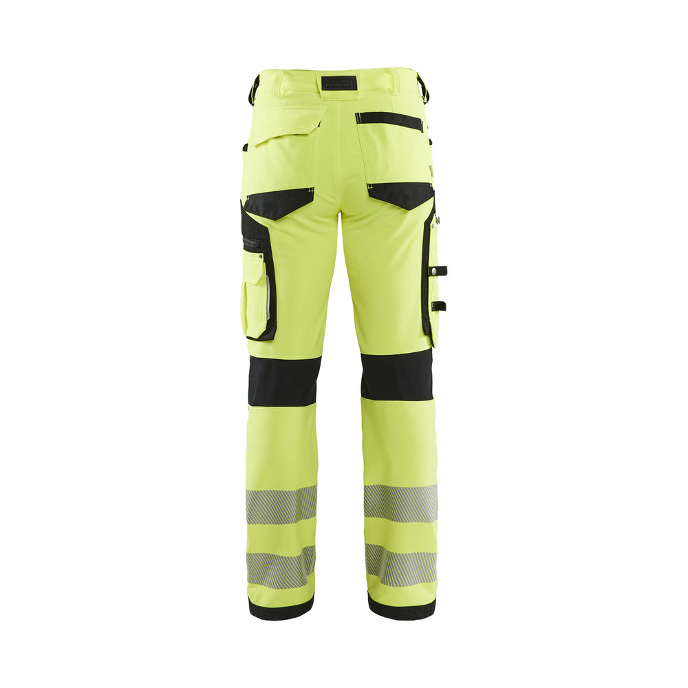 Pantalon haute-visibilité stretch 4D 1197 Jaune fluo/Noir Blaklader - 119716423399C