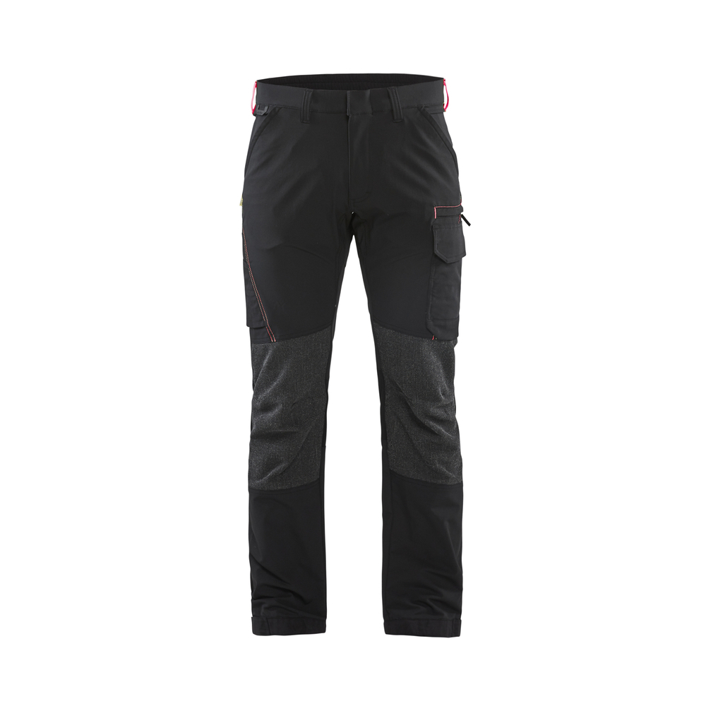 Pantalon maintenance stretch 4D 1422 Noir/Rouge Blaklader - 142216459956C