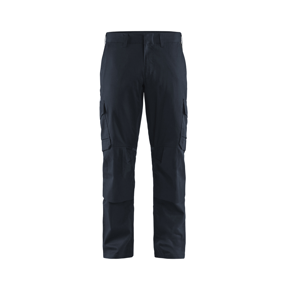 Pantalon industrie avec poches genouillères stretch 2D 1448 Marine foncé/Noir Blaklader - 144818328699C