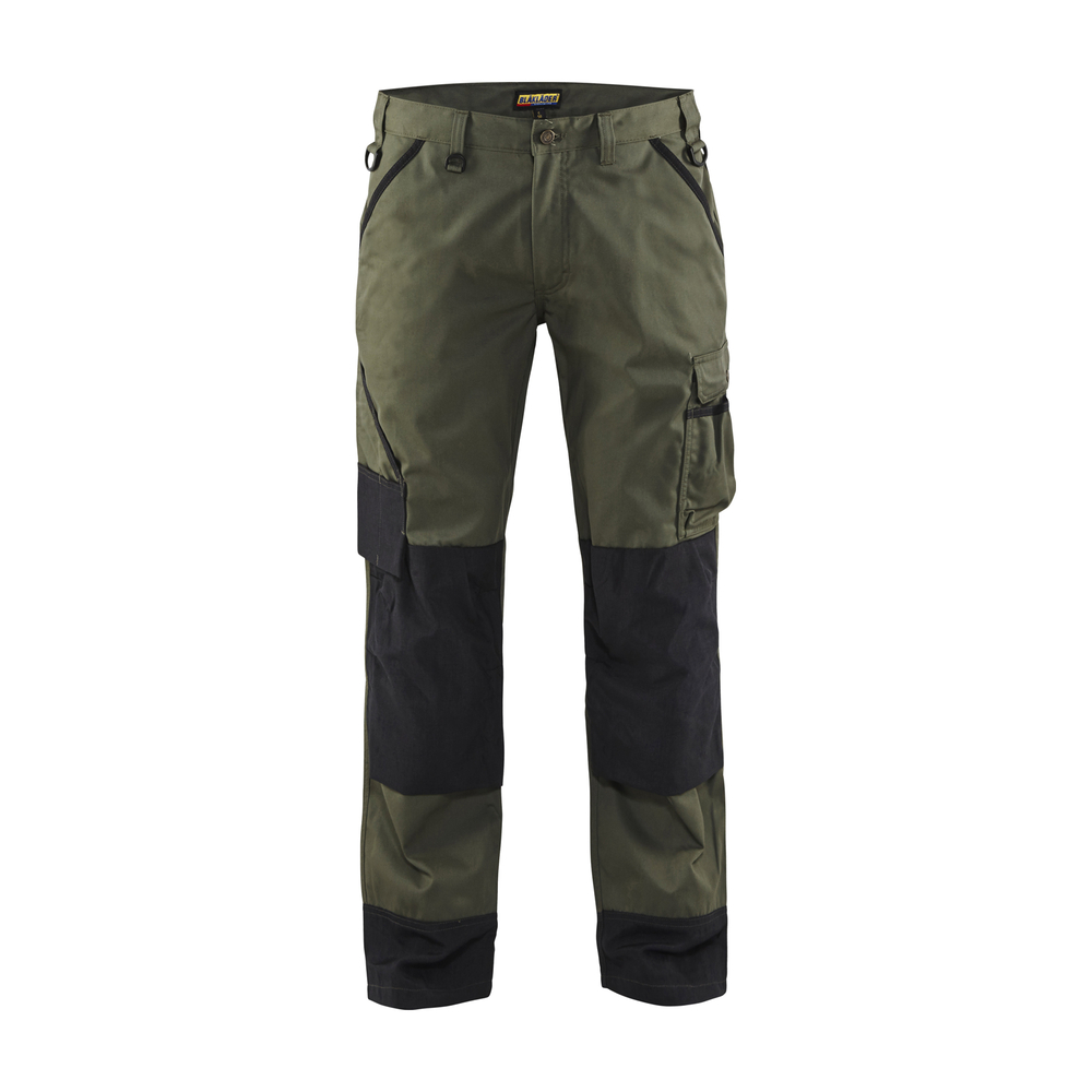 Pantalon paysagiste 1454 Vert armée/Noir Blaklader - 145418354699C