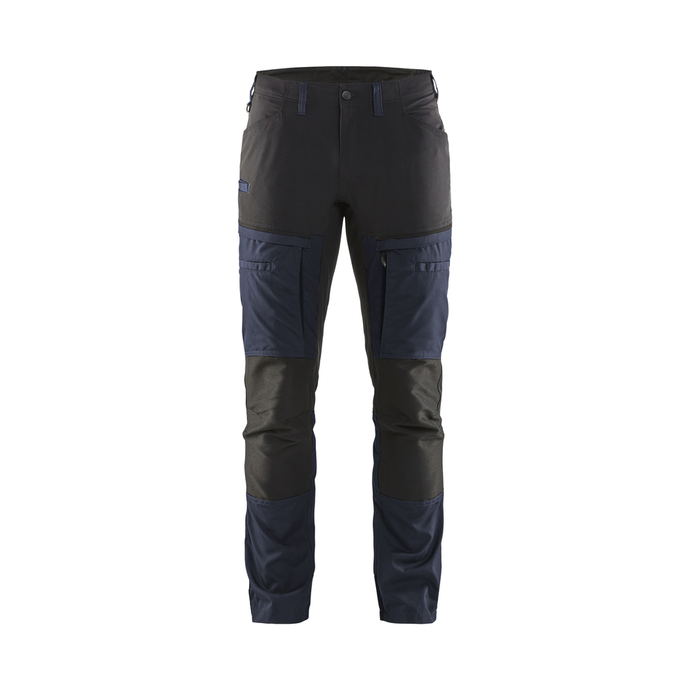 Pantalon maintenance +stretch 1456 Marine foncé/Noir Blaklader - 145618458699C