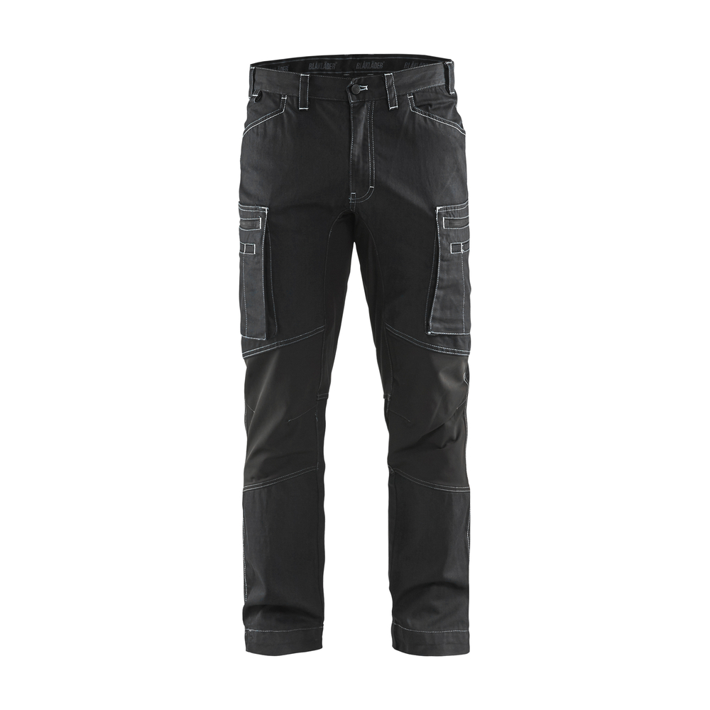 Pantalon maintenance denim +stretch 1459 Noir Blaklader - 145911429900C