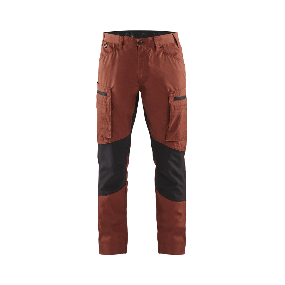 Pantalon maintenance +stretch 1459 Rouge brique/Noir Blaklader - 145918455999C