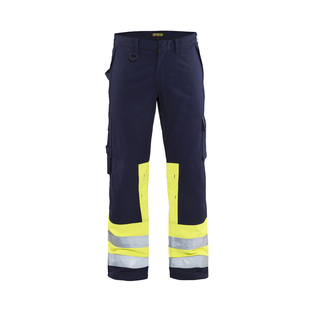 Pantalon Multinormes 1478 Marine/Jaune fluo Blaklader - 147815148933C