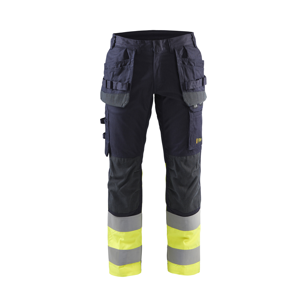 Pantalon multinormes inhérent +stretch 1487 Marine/Jaune fluo Blaklader - 148715128933C