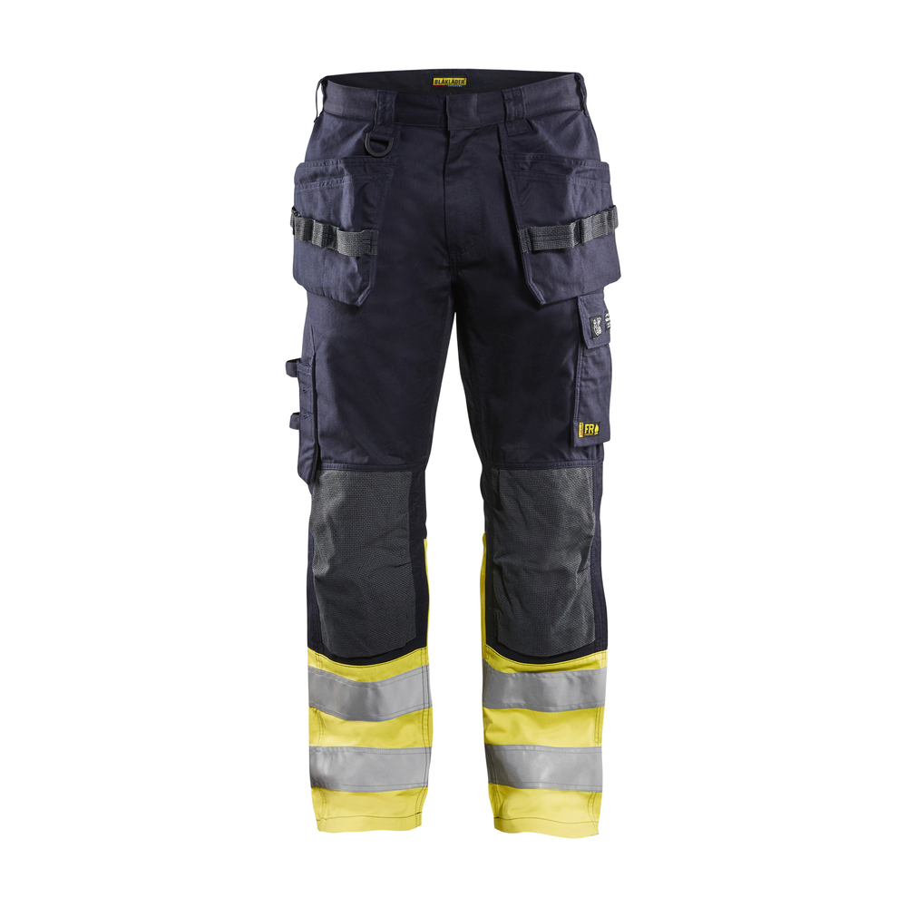 Pantalon multinormes inhérent 1489 Marine/Jaune fluo Blaklader - 148915128933C