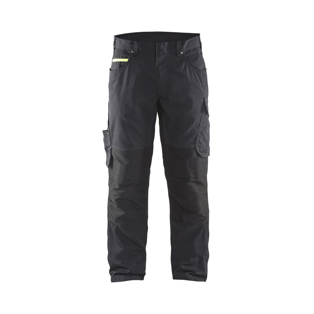 Pantalon maintenance +stretch 1495 Noir/Jaune fluo Blaklader - 149513309933C