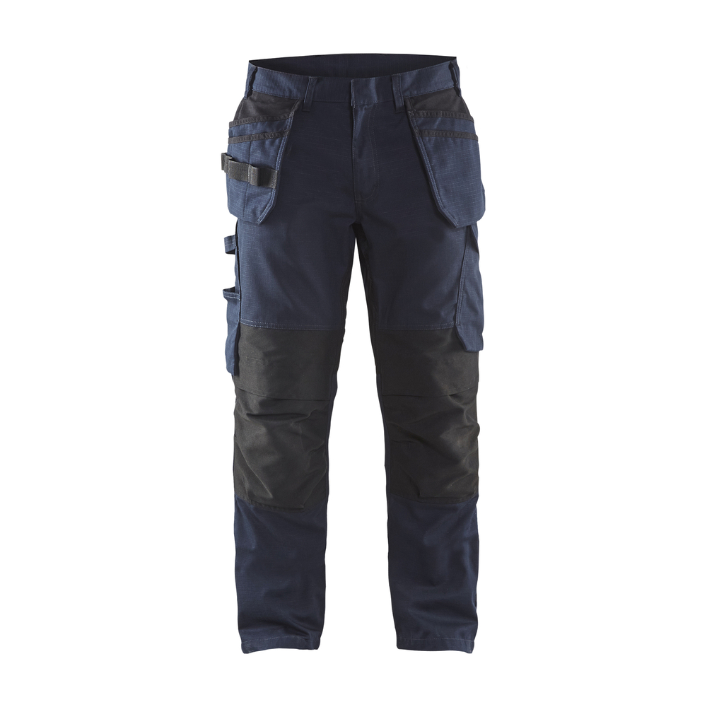 Pantalon maintenance +stretch avec poches flottantes 1496 Marine foncé/Noir Blaklader - 149613308699C