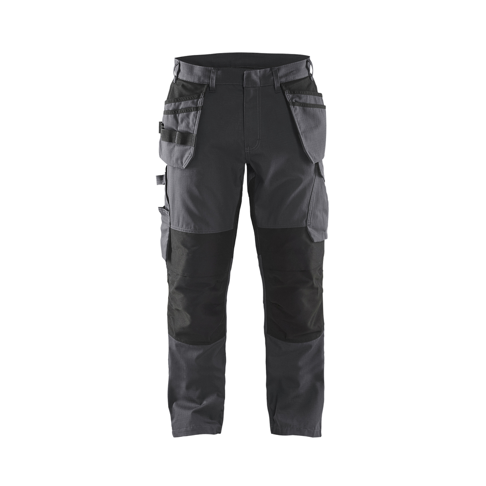 Pantalon maintenance +stretch avec poches flottantes 1496 Gris moyen/Noir Blaklader - 149613309699C