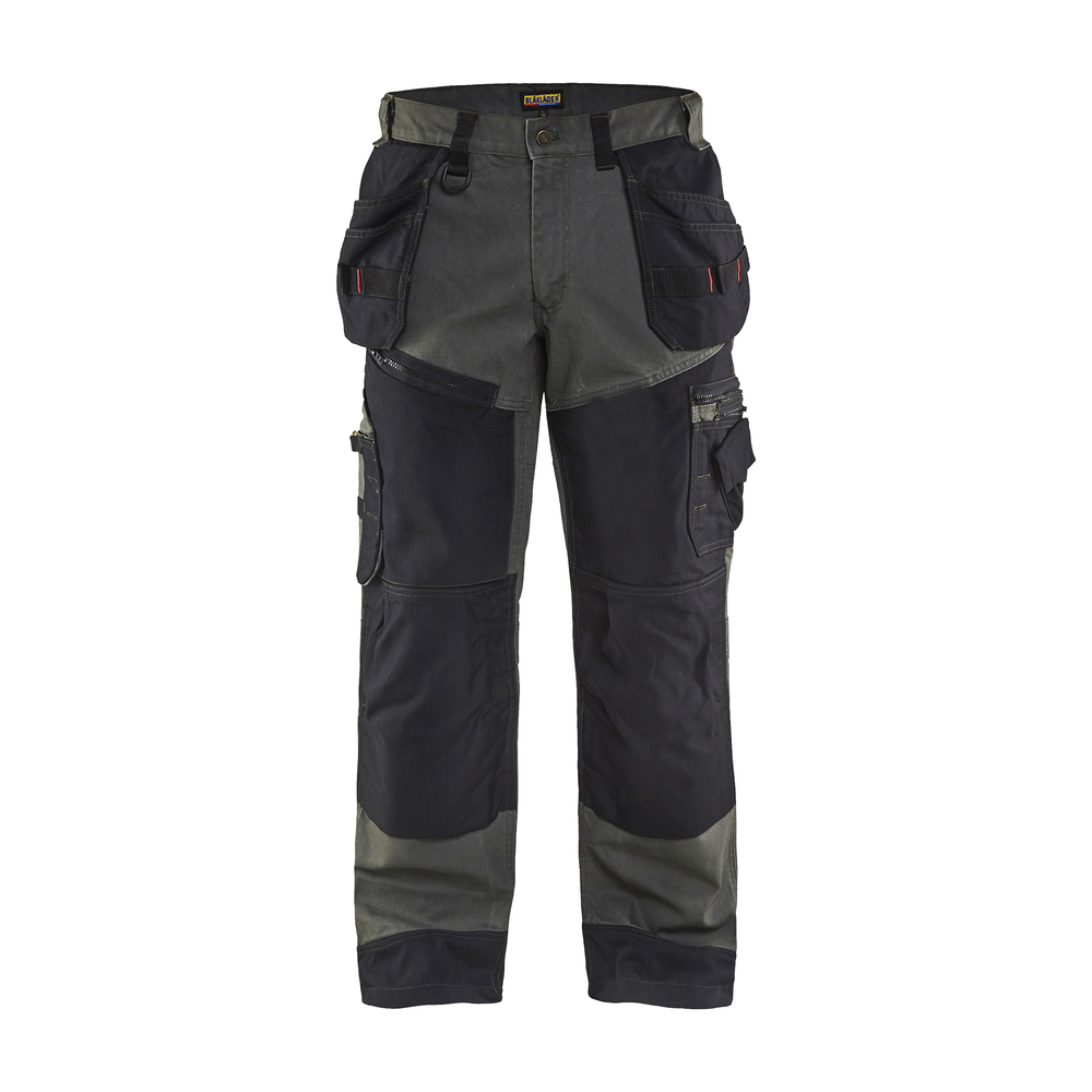 Pantalon X 1500 canvas 1500 Vert armée/Noir Blaklader - 150013204699C