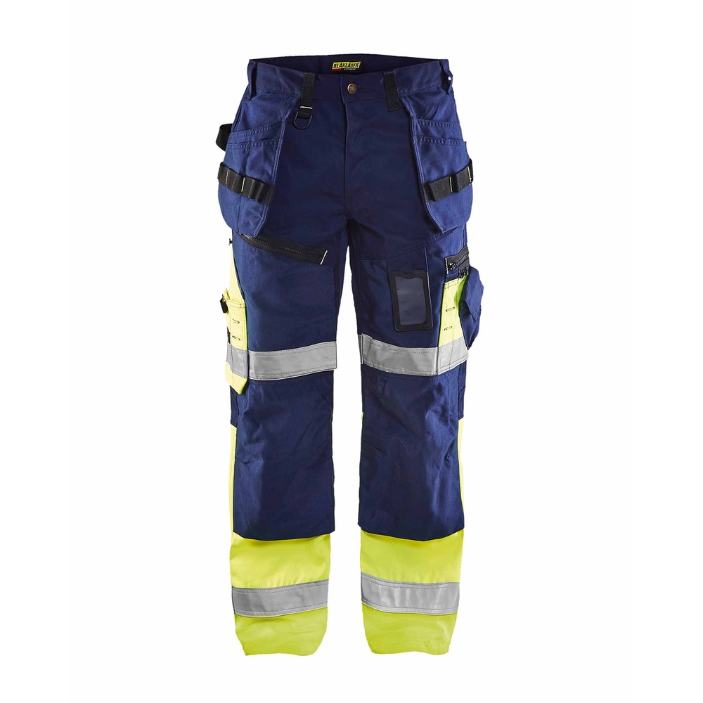 Pantalon artisan haute-visibilité 1508 Marine/Jaune fluo Blaklader - 150818608933C