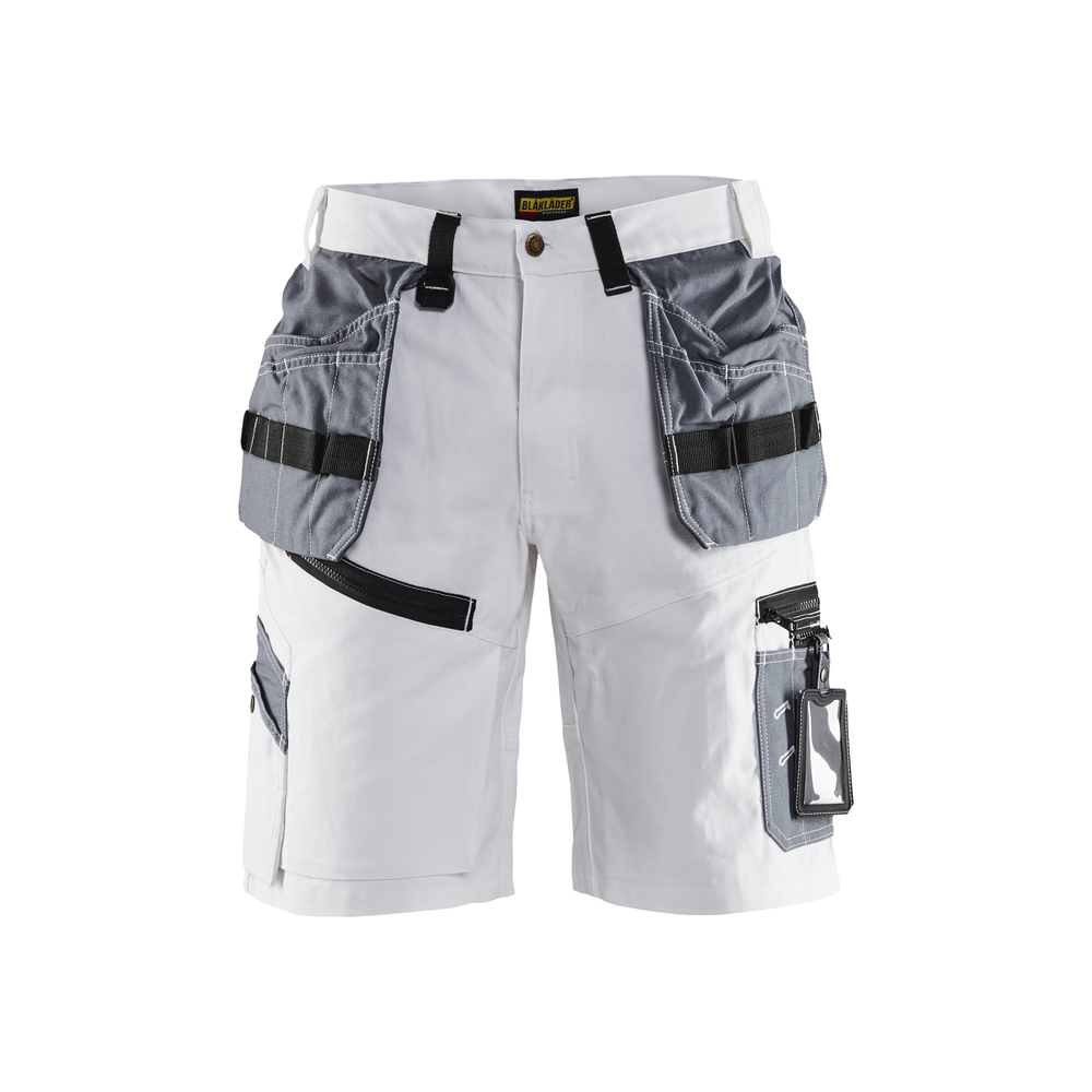 Short X 1500 peintre 1512 Blanc/Gris clair Blaklader - 151212101094C
