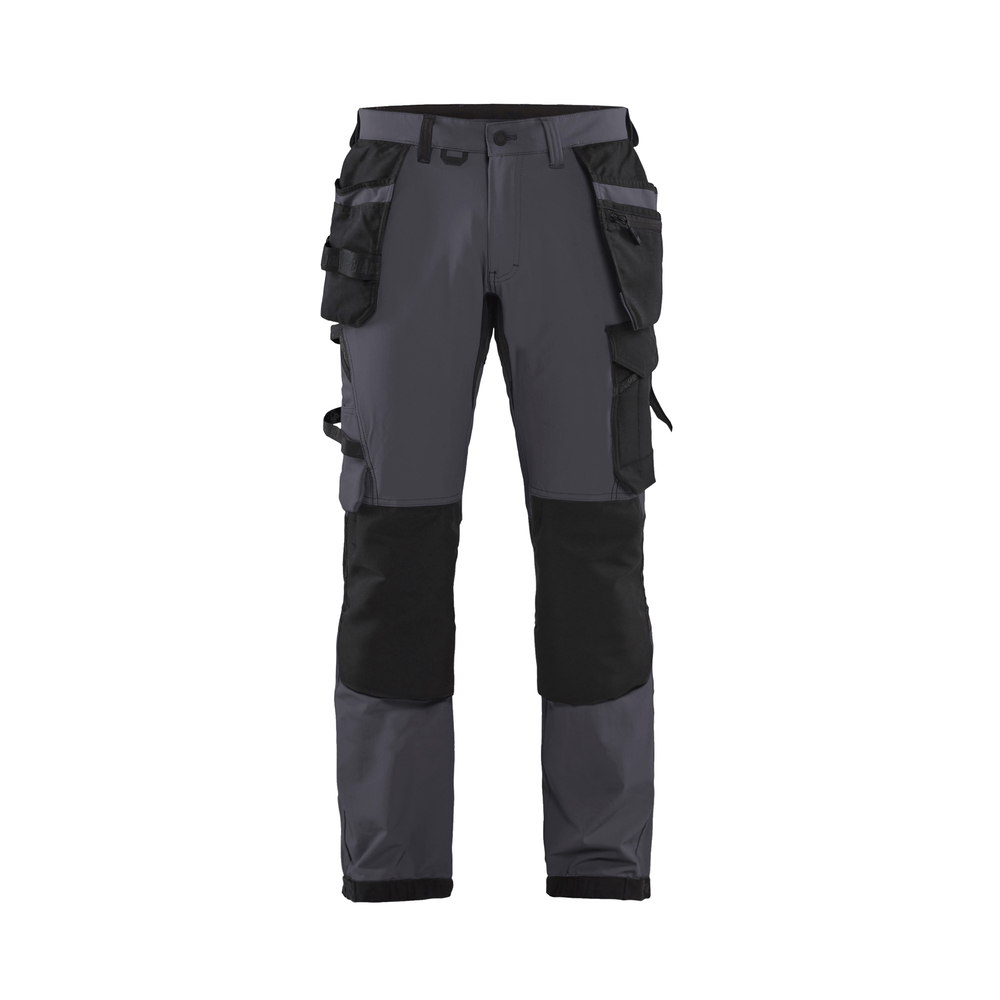 Pantalon artisan stretch 4D 1522 Gris moyen/Noir Blaklader - 152216459699C