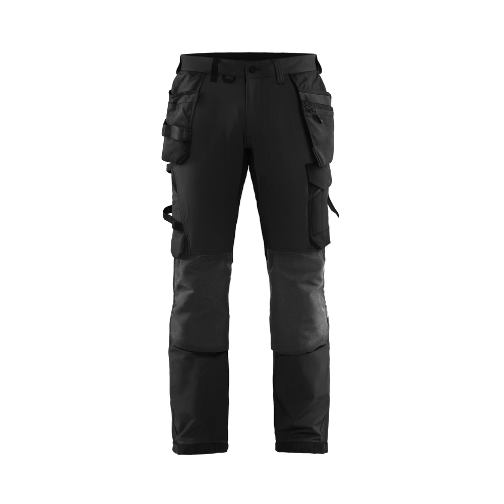 Pantalon artisan stretch 4D 1522 Noir/Gris foncé Blaklader - 152216459998C
