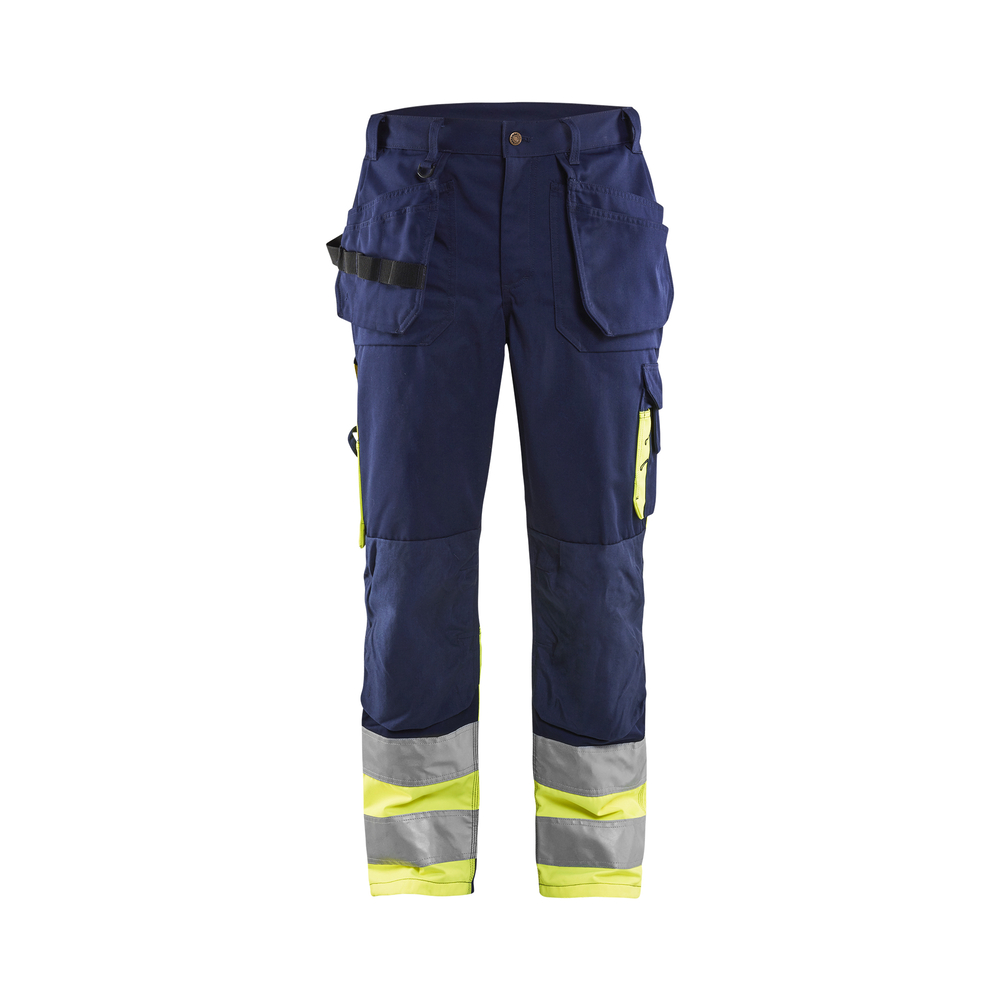 Pantalon Artisan haute-visibilité Blåkläder 1529 Marine/Jaune fluo Blaklader - 152913708833C