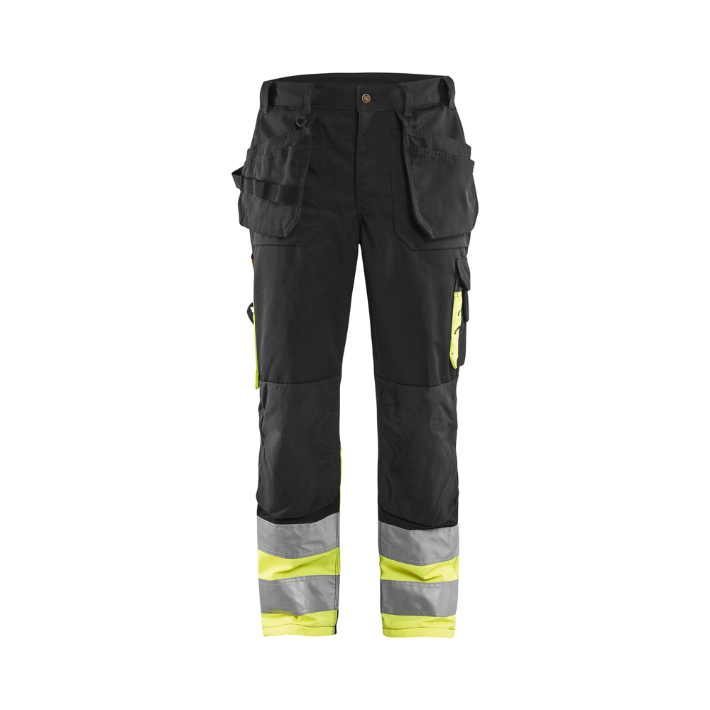 Pantalon Artisan haute-visibilité Blåkläder 1529 Noir/Jaune fluo Blaklader - 152918609933C