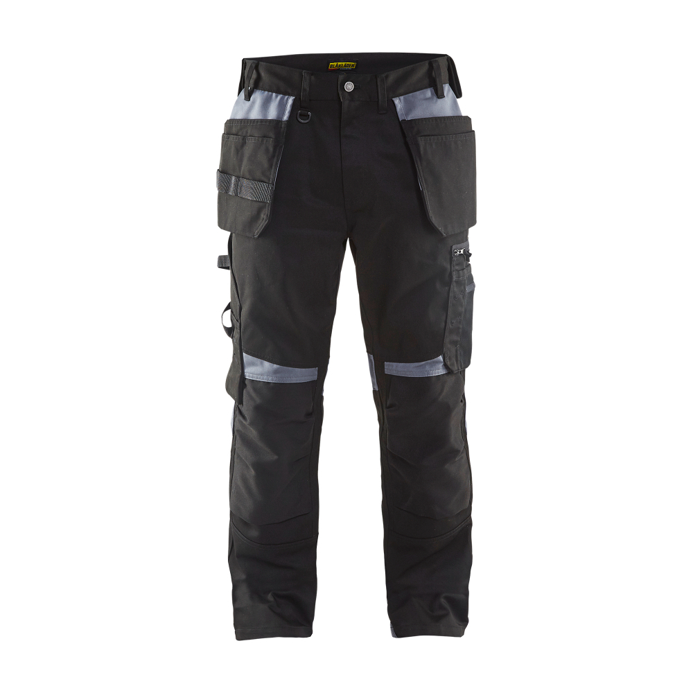 Pantalon artisan 1555 Noir/Gris clair Blaklader - 155518609994C