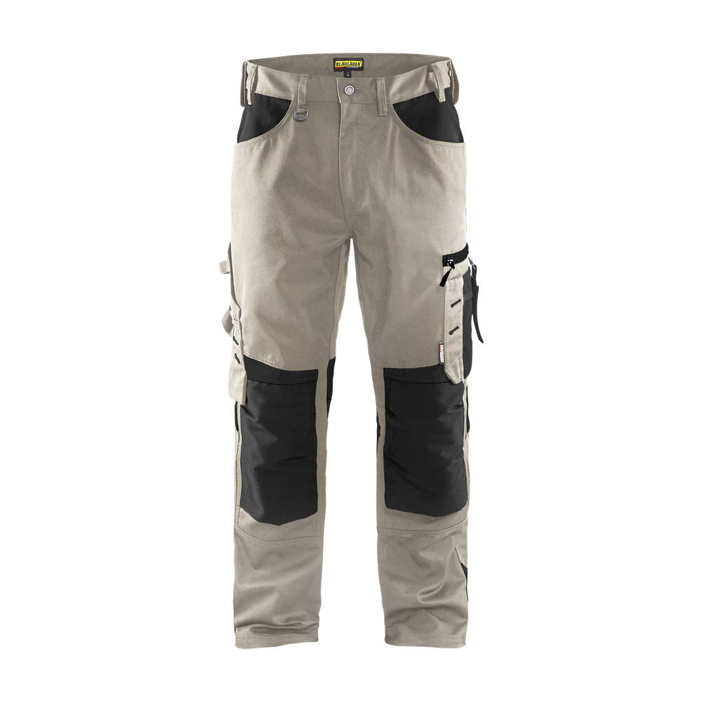 Pantalon artisan sans poches flottantes 1556 Beige/Noir Blaklader - 155618602799C