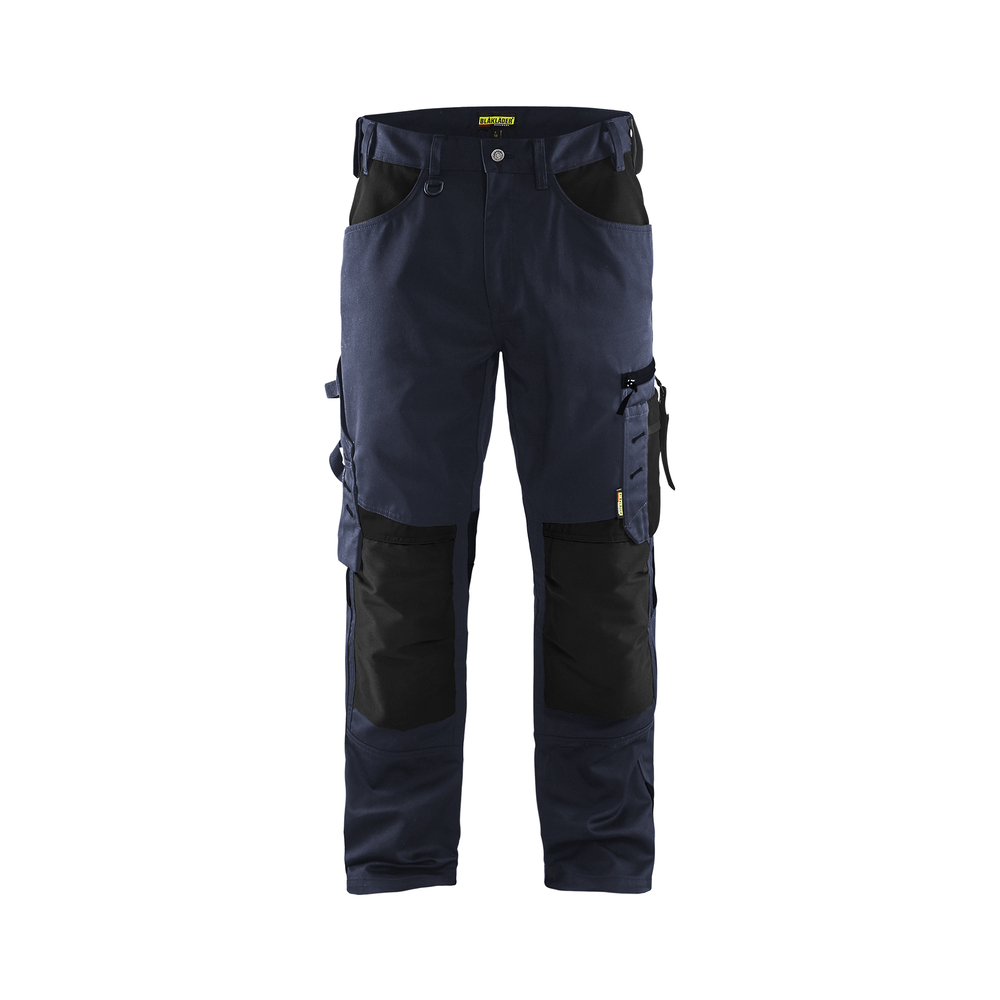 Pantalon artisan sans poches flottantes 1556 Marine foncé/Noir Blaklader - 155618608699C