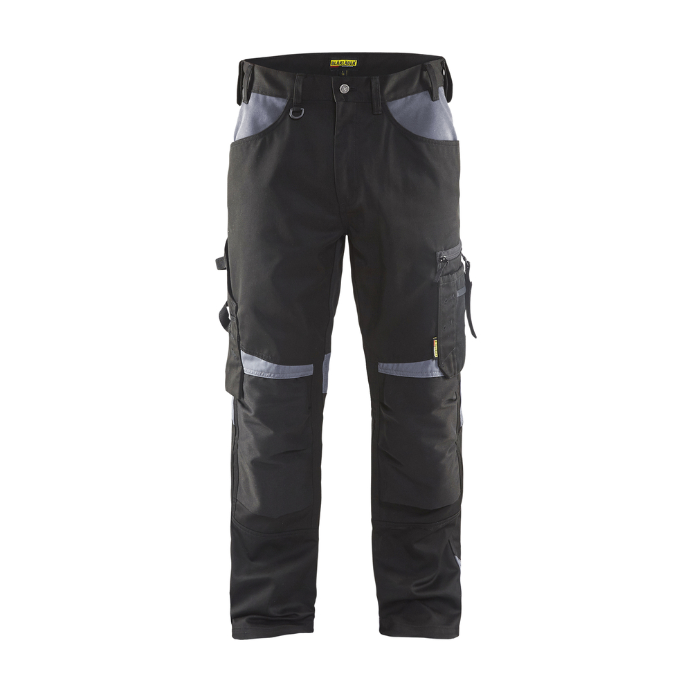 Pantalon artisan sans poches flottantes 1556 Noir/Gris clair Blaklader - 155618609994C