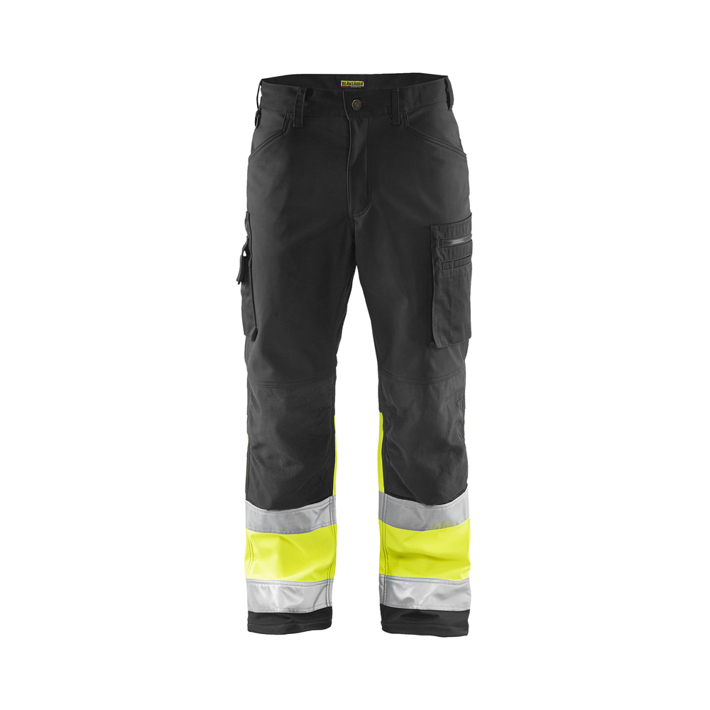 Pantalon softshell haute-visibilité 1562 Noir/Jaune fluo Blaklader - 156225179933C