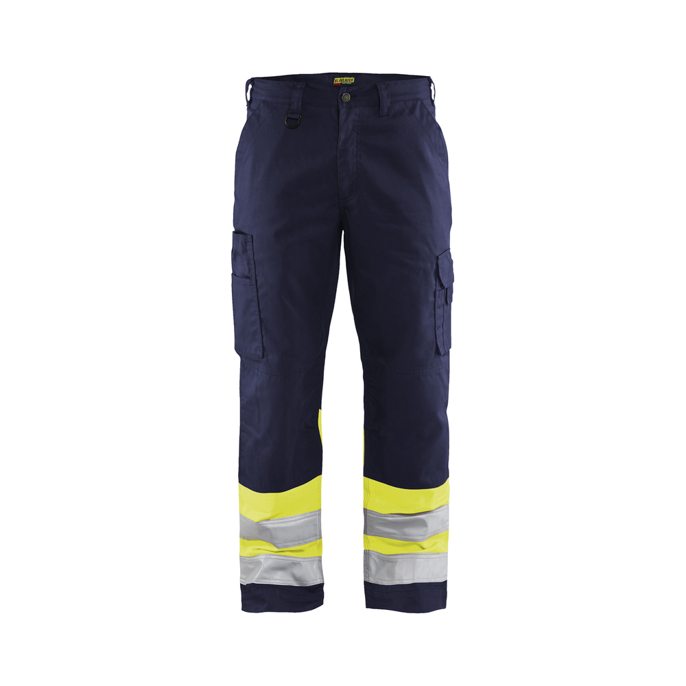 Pantalon artisan haute visibilité 1564 Marine/Jaune fluo Blaklader - 156418118933C