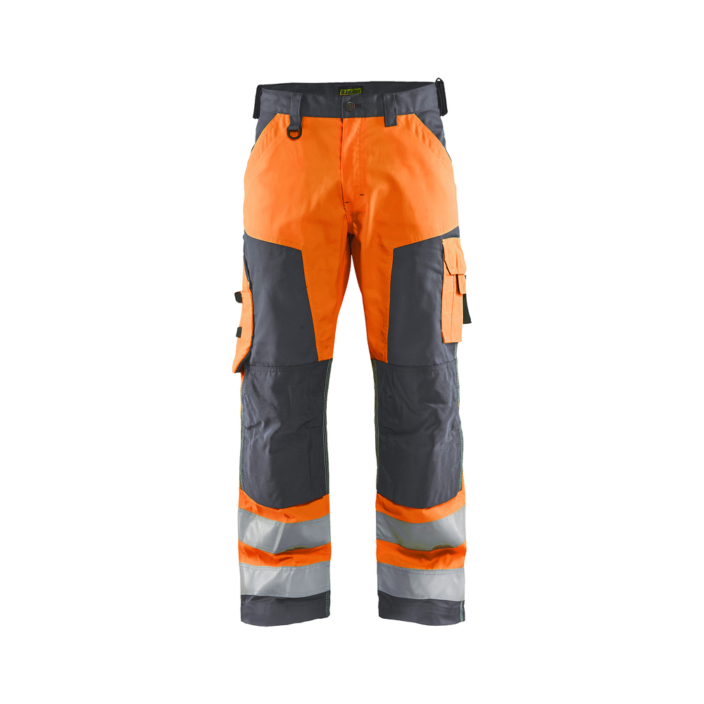 Pantalon artisan haute visibilité 1566 Orange fluo/Gris anthracite Blaklader - 156618115396C