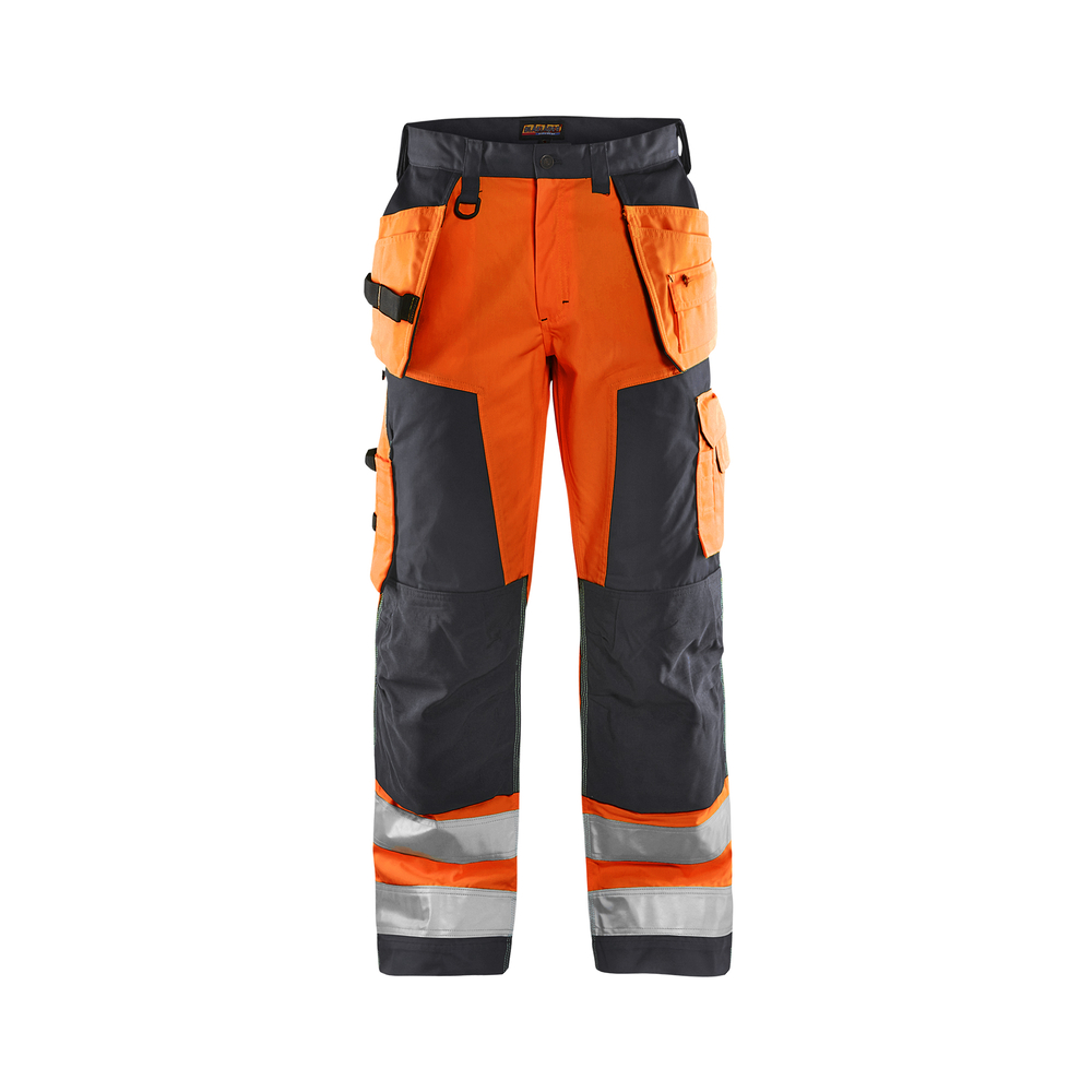 Pantalon artisan haute-visibilité 1568 Orange fluo/Gris anthracite Blaklader - 156818115396C
