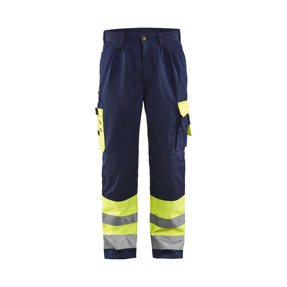 Pantalon artisan haute-visibilité Blåkläder 1584 Jaune fluo/Marine Blaklader - 158418603389C