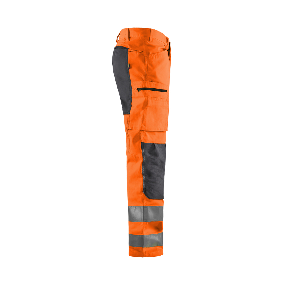 Pantalon artisan haute-visibilité +stretch 1585 Orange fluo/Gris anthracite Blaklader - 158518115396C