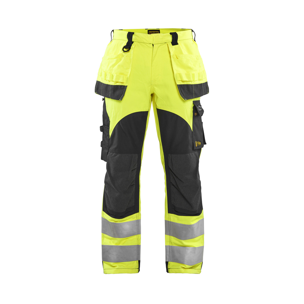 Pantalon multinormes inhérent 1589 Jaune fluo/Marine Blaklader - 158915123389C