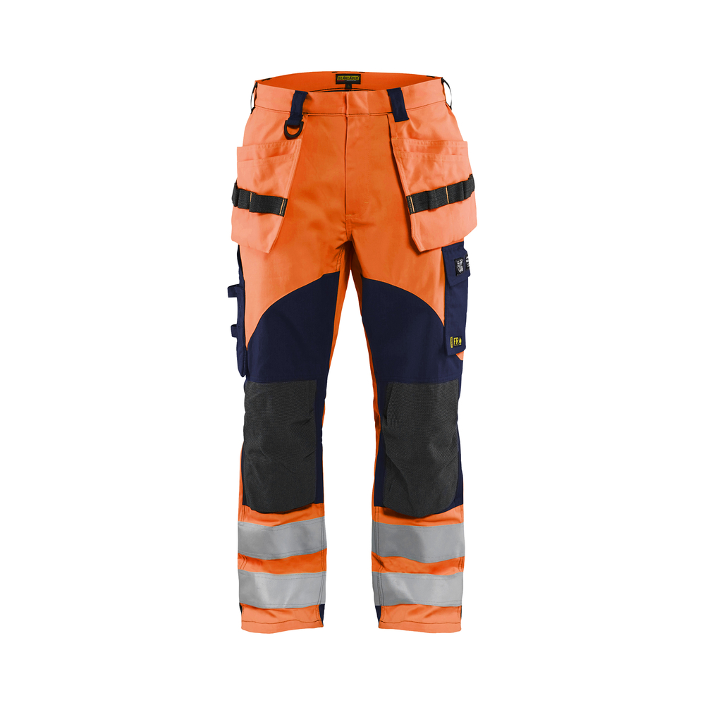 Pantalon multinormes inhérent Blåkläder 1589 Orange fluo/Marine Blaklader - 158915135389C