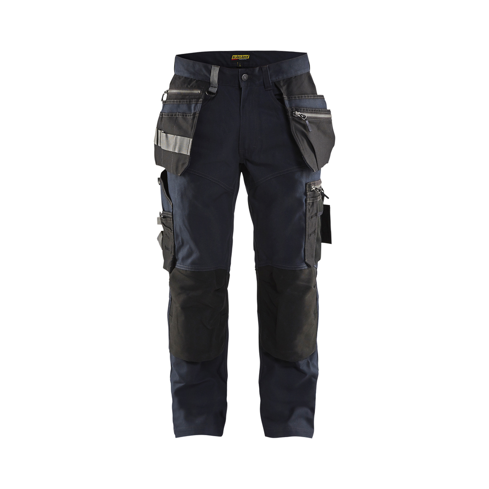 Pantalon artisan +stretch 1590 Marine foncé/Noir Blaklader - 159013438699C