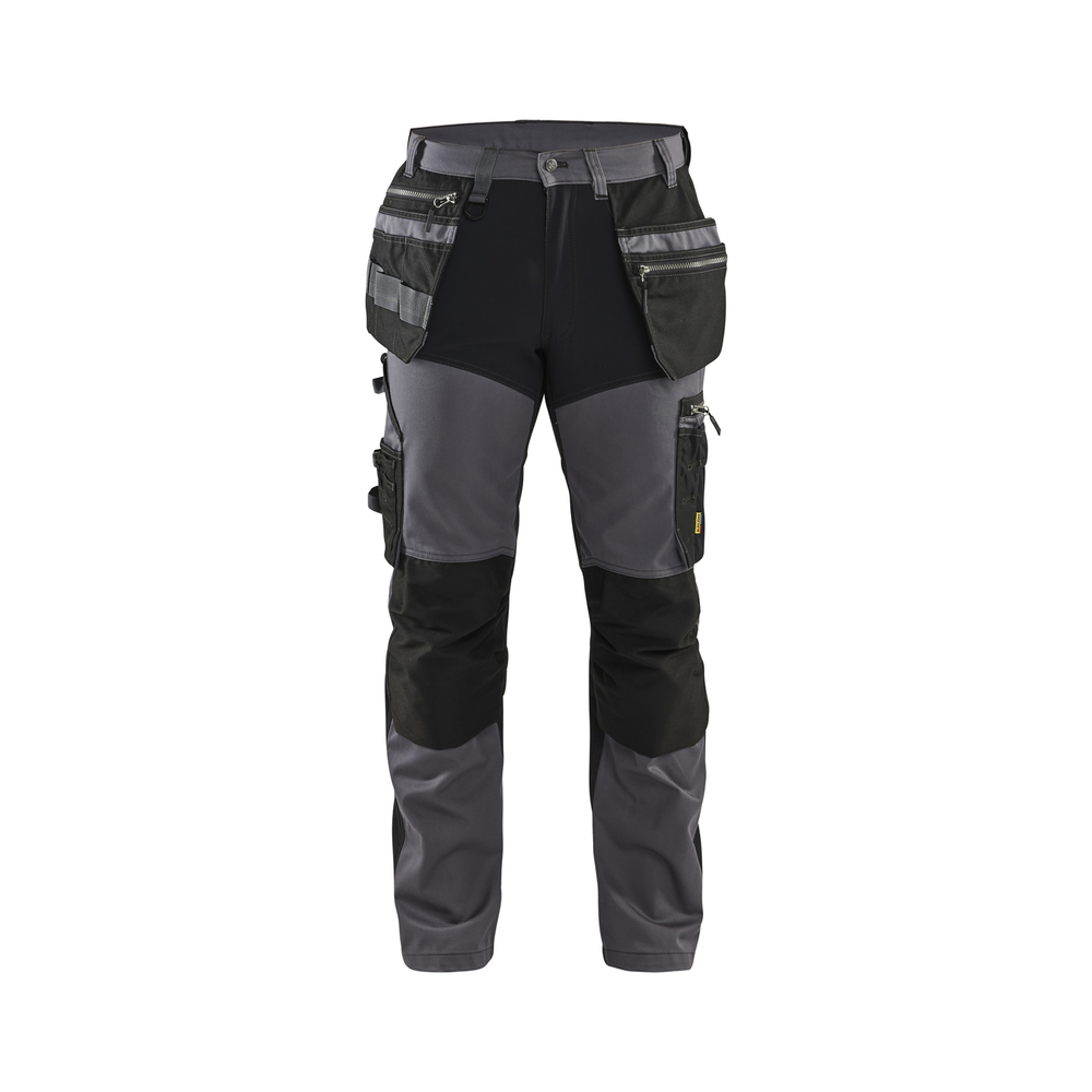 Pantalon artisan +stretch 1599 Gris moyen/Noir Blaklader - 159918609699C
