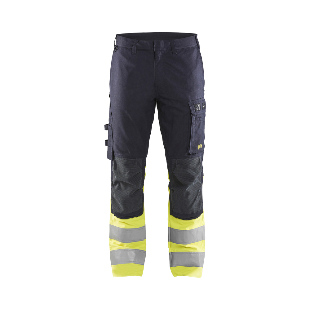 Pantalon multinormes inhérent +stretch 1787 Marine/Jaune fluo Blaklader - 178715128933C