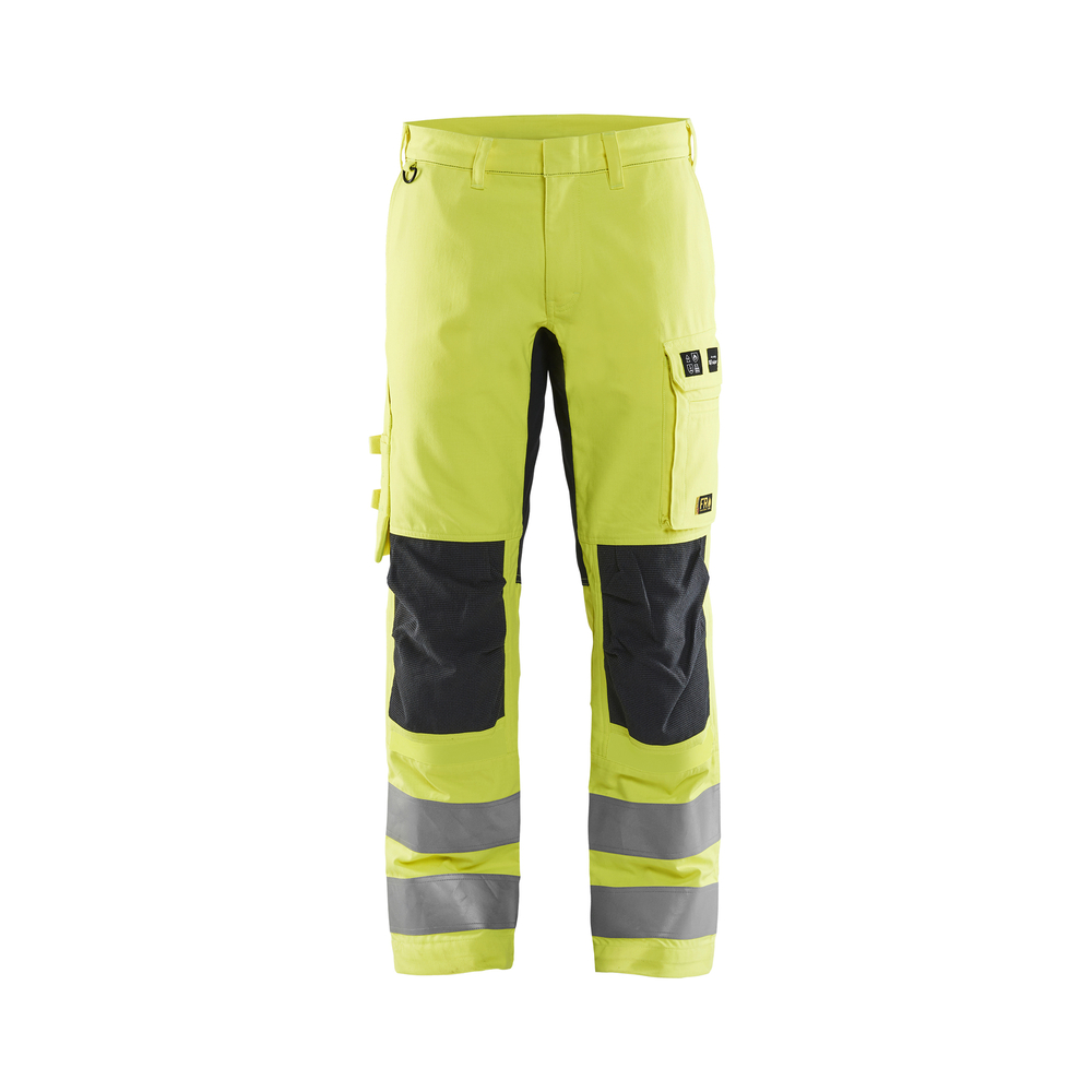 Pantalon multinormes inhérent +stretch 1788 Jaune fluo/Marine Blaklader - 178815123389C
