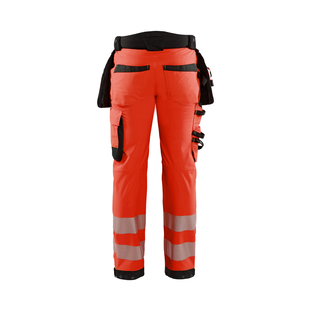 Pantalon Softshell Haute-Visibilité 1820 Rouge fluo/Noir Blaklader - 182025135599C