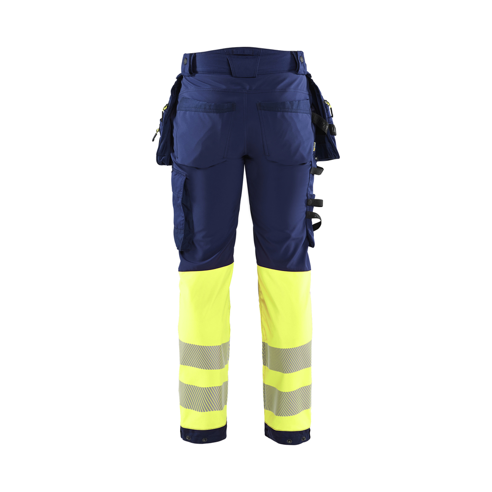 Pantalon Softshell Haute-visibilité 1821 Marine/Jaune fluo Blaklader - 182125138933C