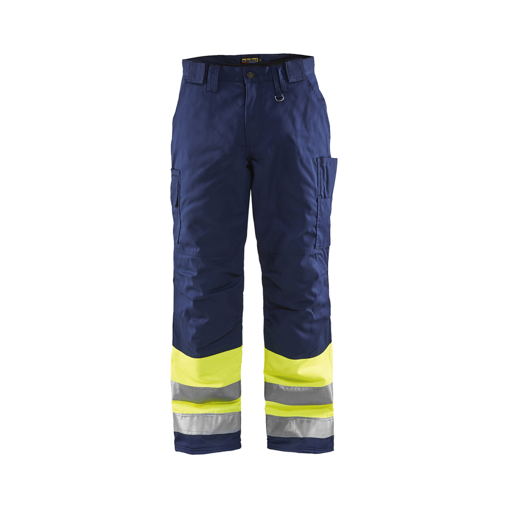 Pantalon haute-visibilité hiver 1862 Jaune fluo/Marine Blaklader - 186218113389C