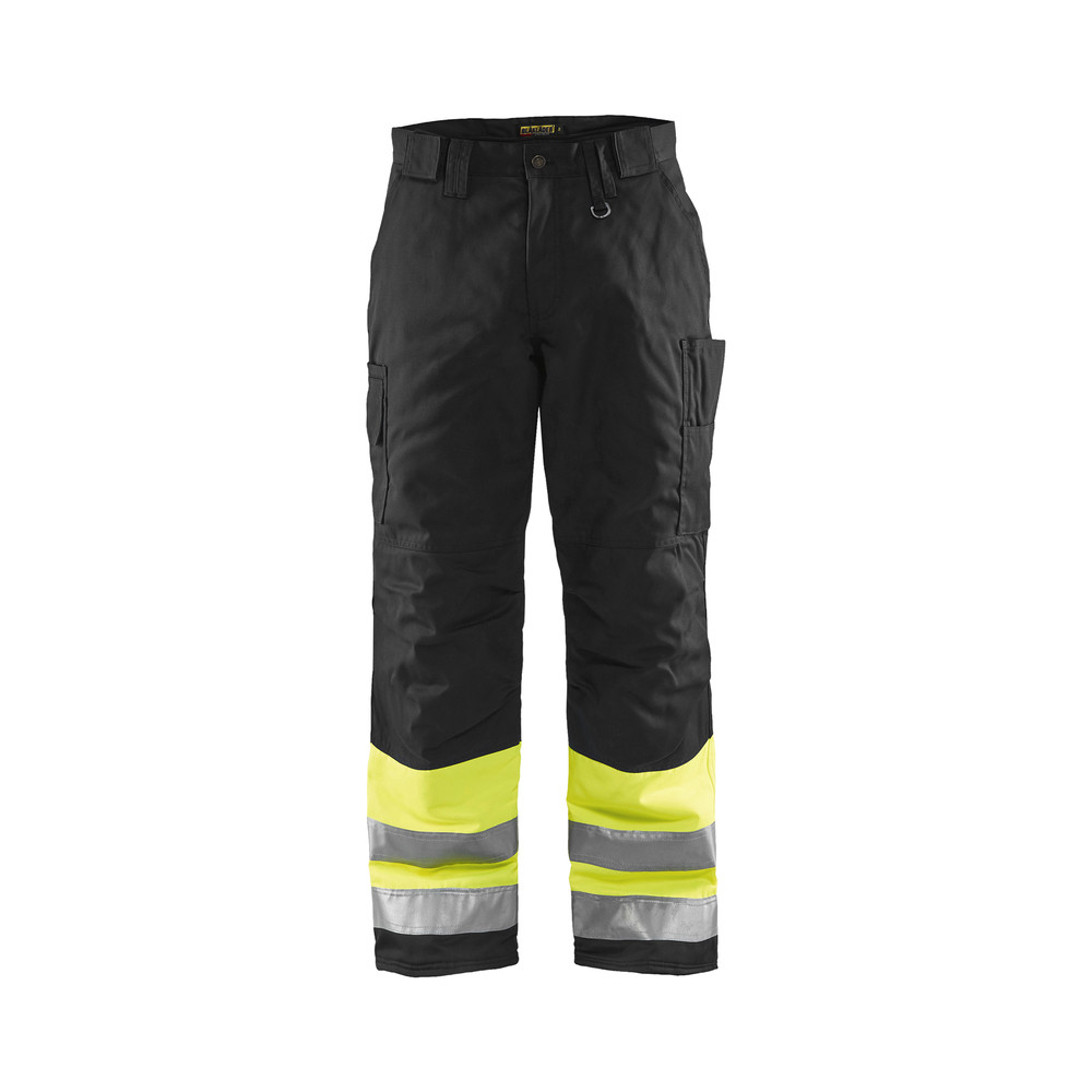Pantalon haute-visibilité hiver 1862 Jaune fluo/Noir Blaklader - 186218113399C