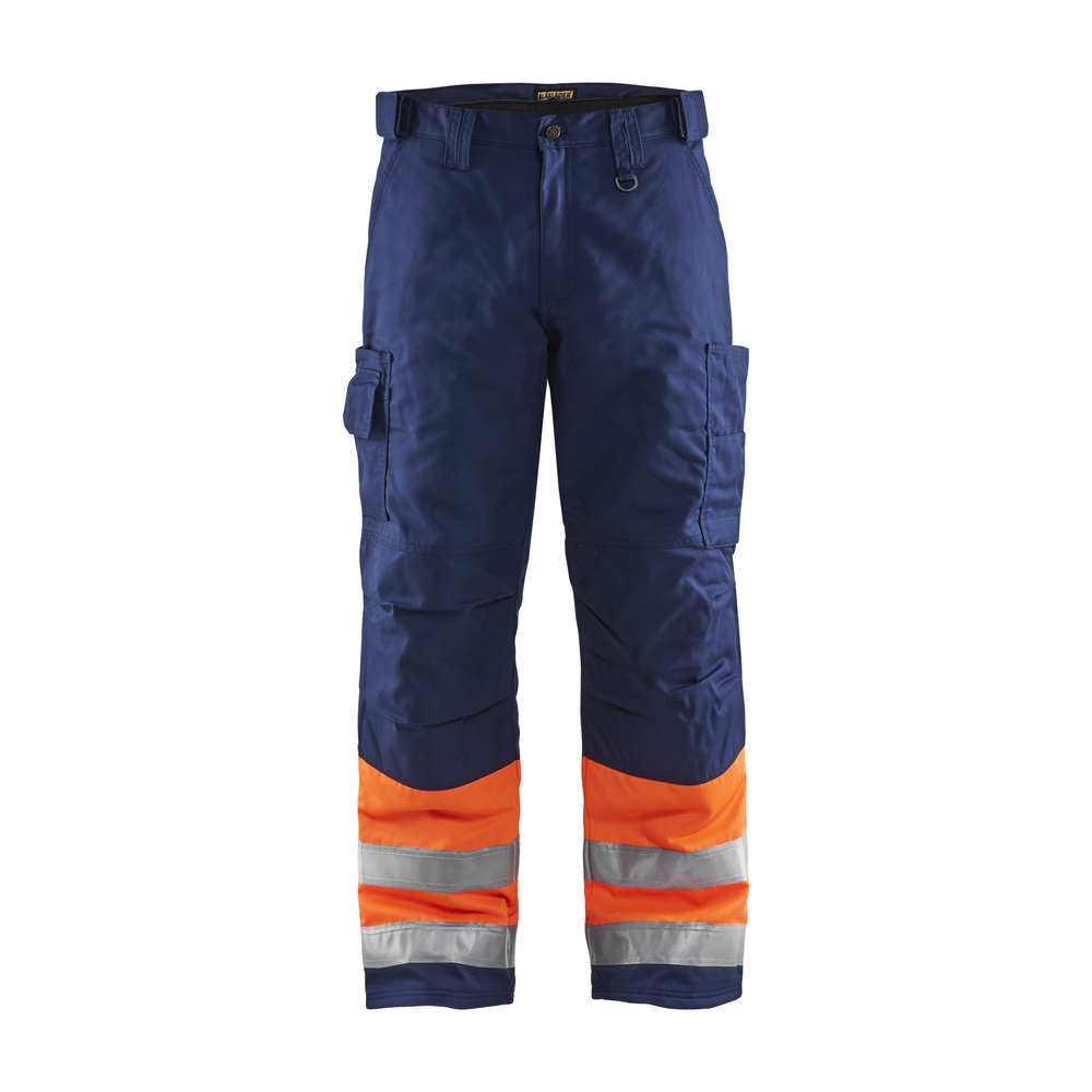 Pantalon haute-visibilité hiver 1862 Orange fluo/Marine Blaklader - 186218115389C