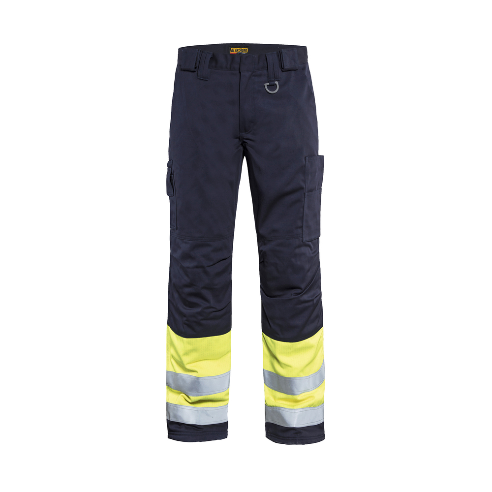 Pantalon hiver Multinormes 1869 Marine/Jaune fluo Blaklader - 186915148933C