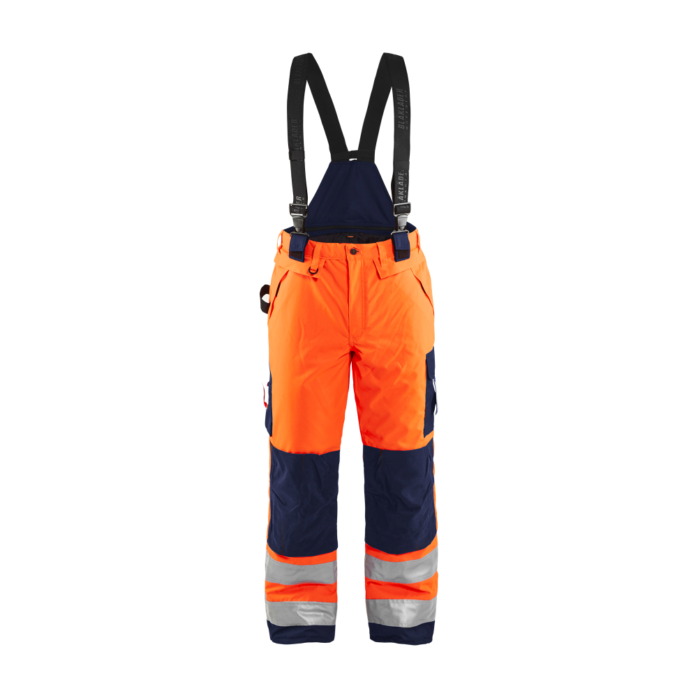 Pantalon hiver haute-visibilité 1885 Orange fluo/Marine Blaklader - 188519775389C