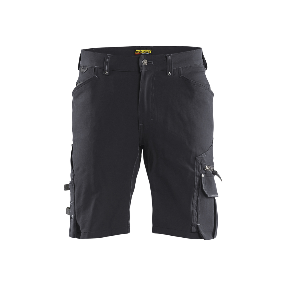 Short X1900 artisan stretch 4D sans poche flottante 1987 Gris Foncé/Noir Blaklader - 198716449899C