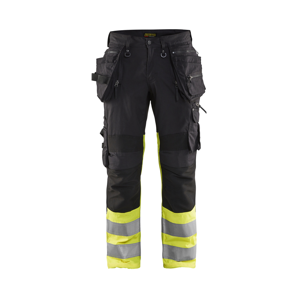 Pantalon artisan haute-visibilité +stretch 1994 Noir/Jaune fluo Blaklader - 199413309933C