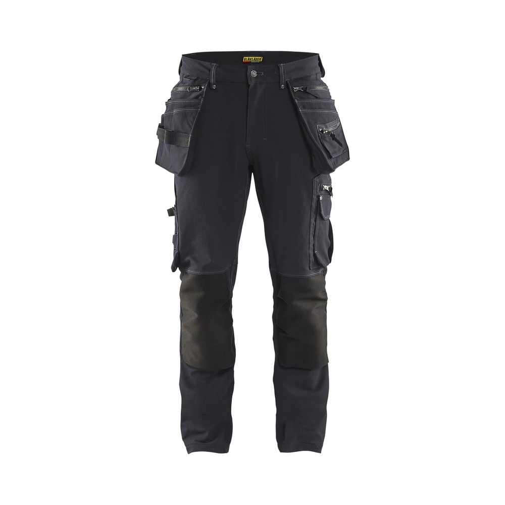 Pantalon X1900 artisan stretch 4D 1998 Gris Foncé/Noir Blaklader - 199816449899C