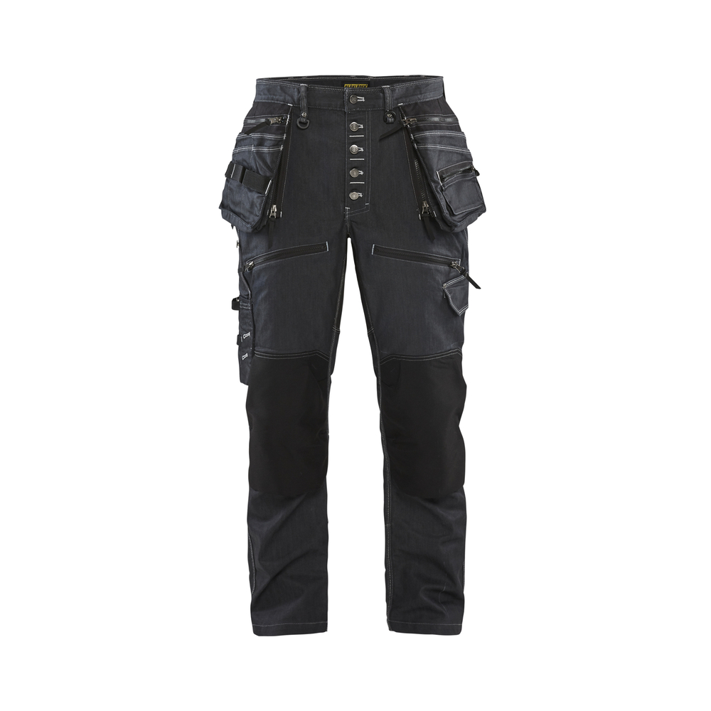 Pantalon travail Blaklader X1900 artisan stretch 2D 1999 Marine/Noir 199911418999C